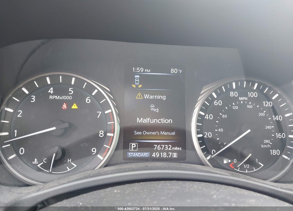 2019 INFINITI Q50 3.0T RED SPORT 400 VIN: JN1FV7AP1KM760887