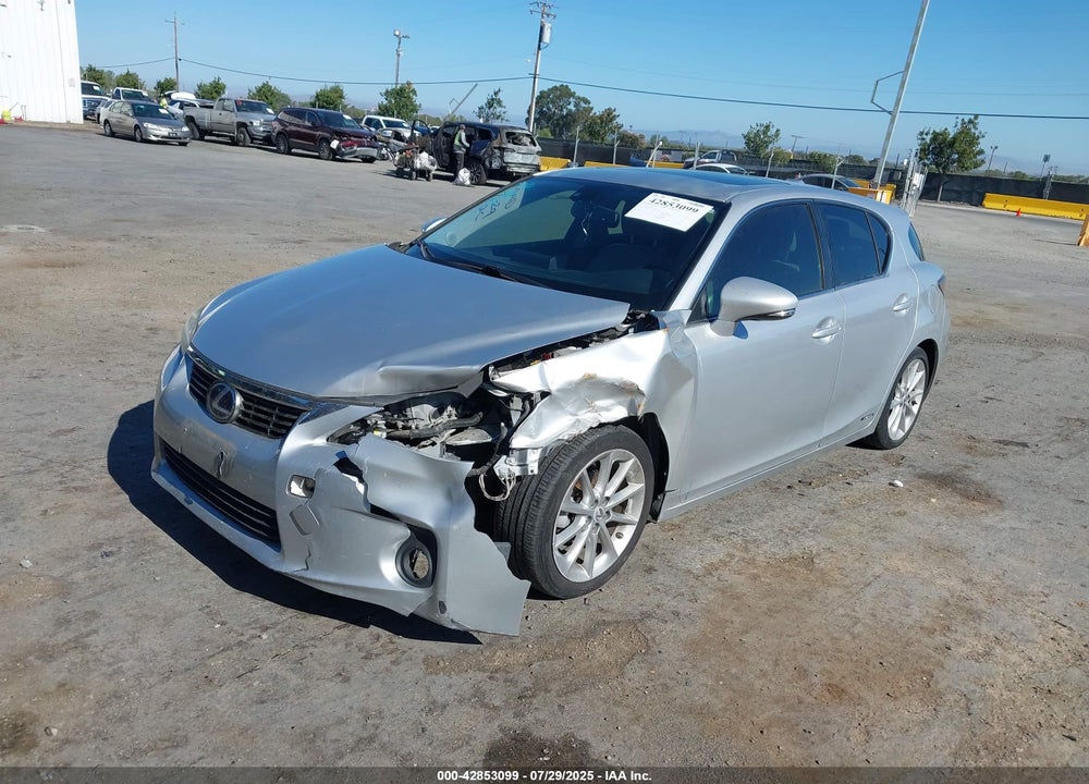 2013 LEXUS CT 200H VIN: JTHKD5BH2D2133218