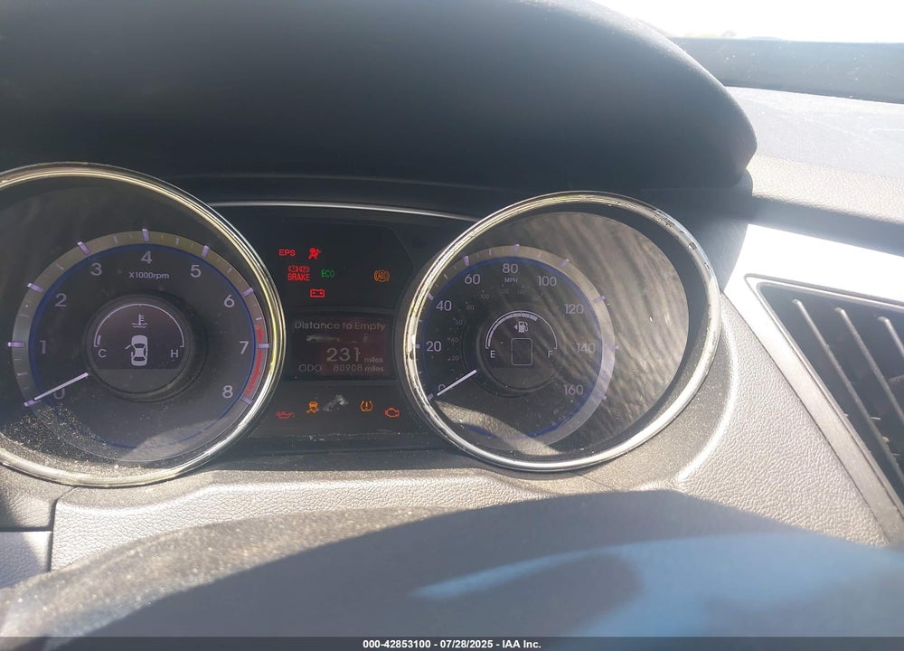 2011 HYUNDAI SONATA VIN: 5NPEB4ACXBH178522