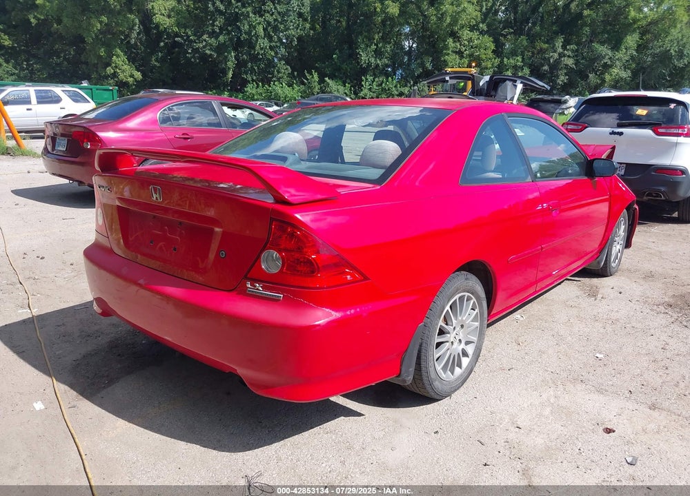 2005 HONDA CIVIC LX VIN: 1HGEM22615L031711