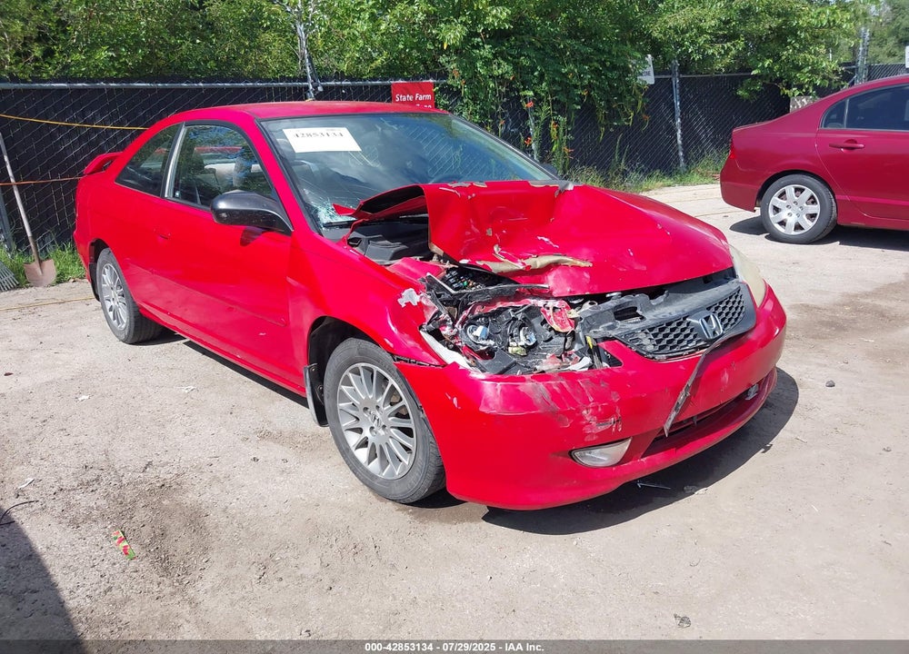 2005 HONDA CIVIC LX VIN: 1HGEM22615L031711