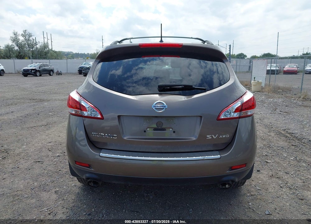 2014 NISSAN MURANO VIN: JN8AZ1MW4EW525442