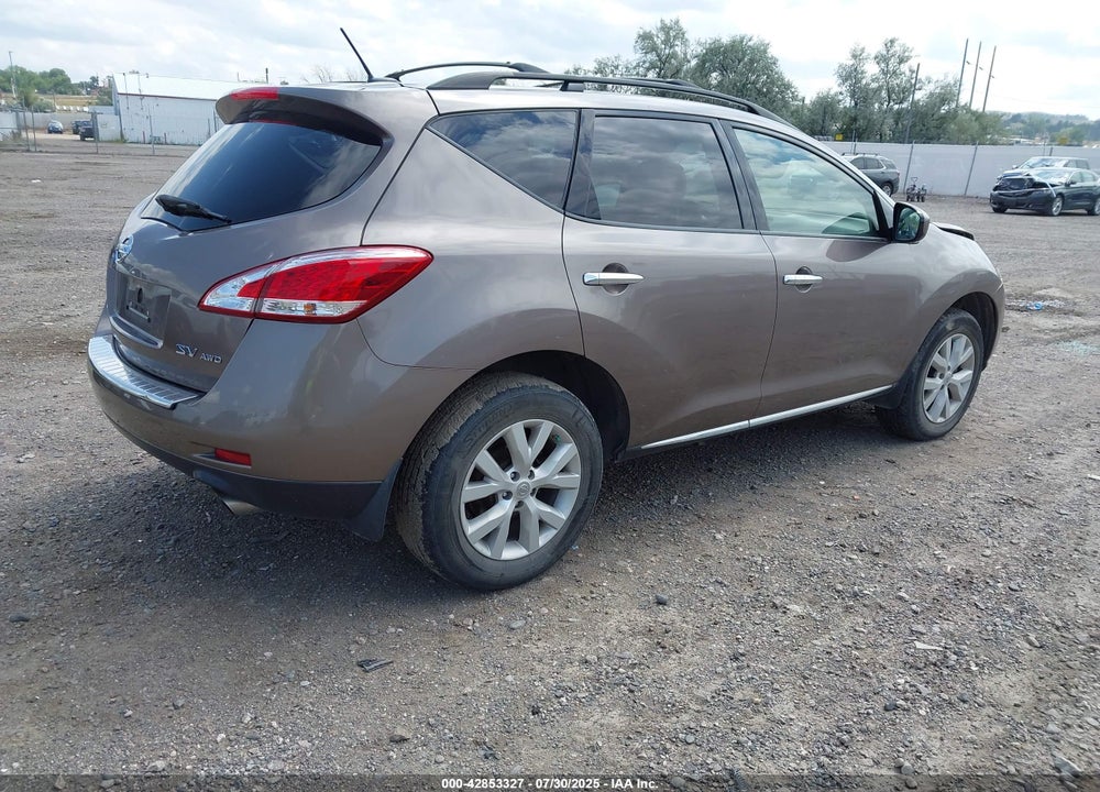 2014 NISSAN MURANO VIN: JN8AZ1MW4EW525442