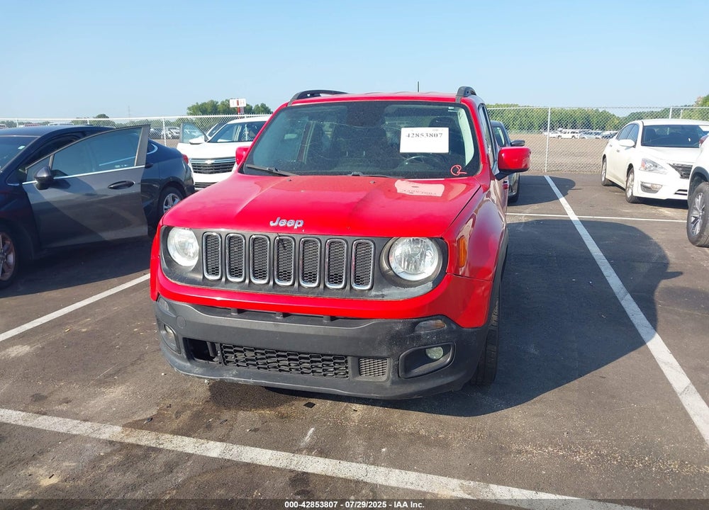 2015 JEEP RENEGADE LATITUDE VIN: ZACCJABT3FPB44393
