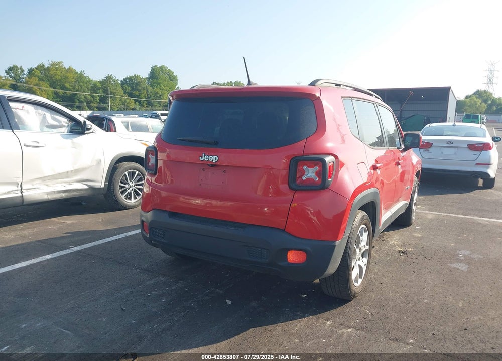 2015 JEEP RENEGADE LATITUDE VIN: ZACCJABT3FPB44393
