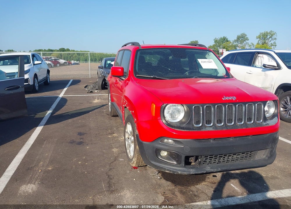 2015 JEEP RENEGADE LATITUDE VIN: ZACCJABT3FPB44393