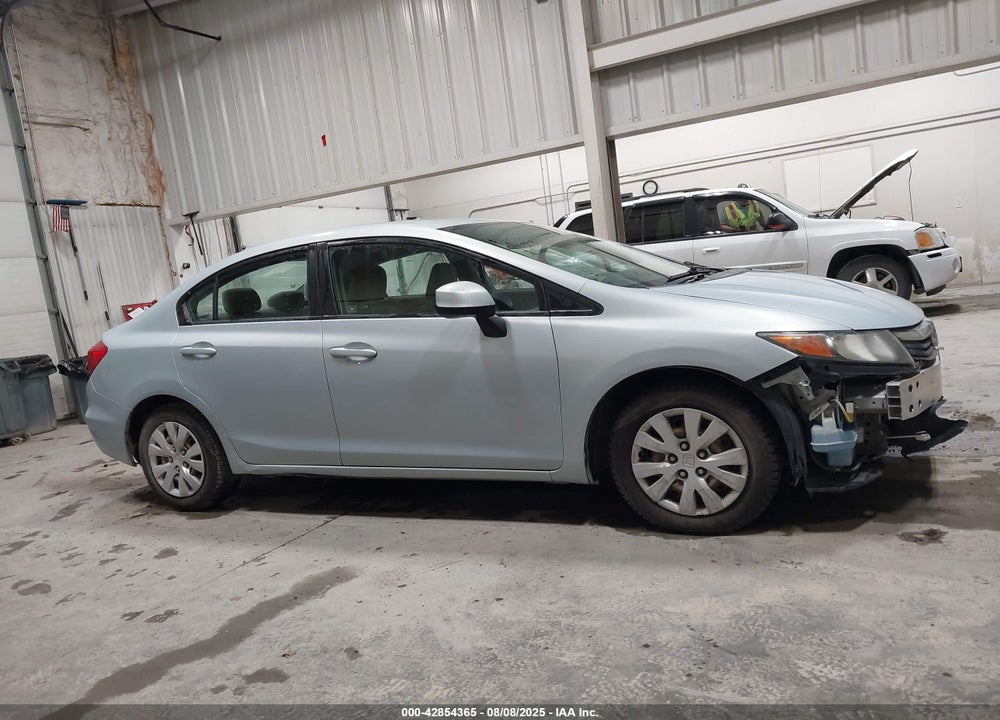 2012 HONDA CIVIC LX VIN: 19XFB2F50CE039718