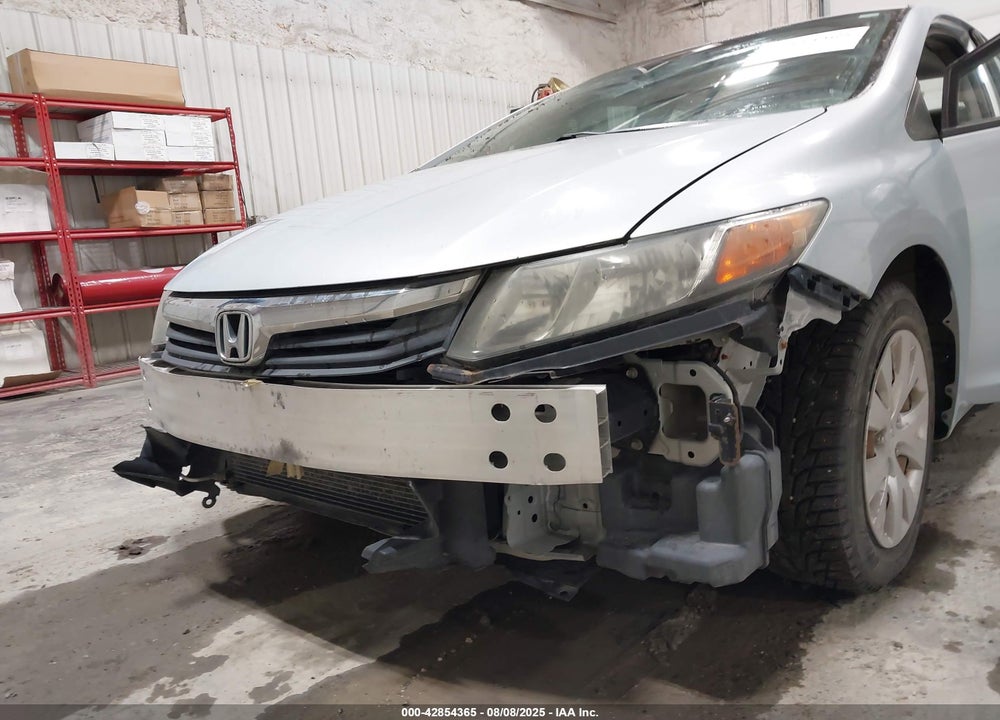 2012 HONDA CIVIC LX VIN: 19XFB2F50CE039718