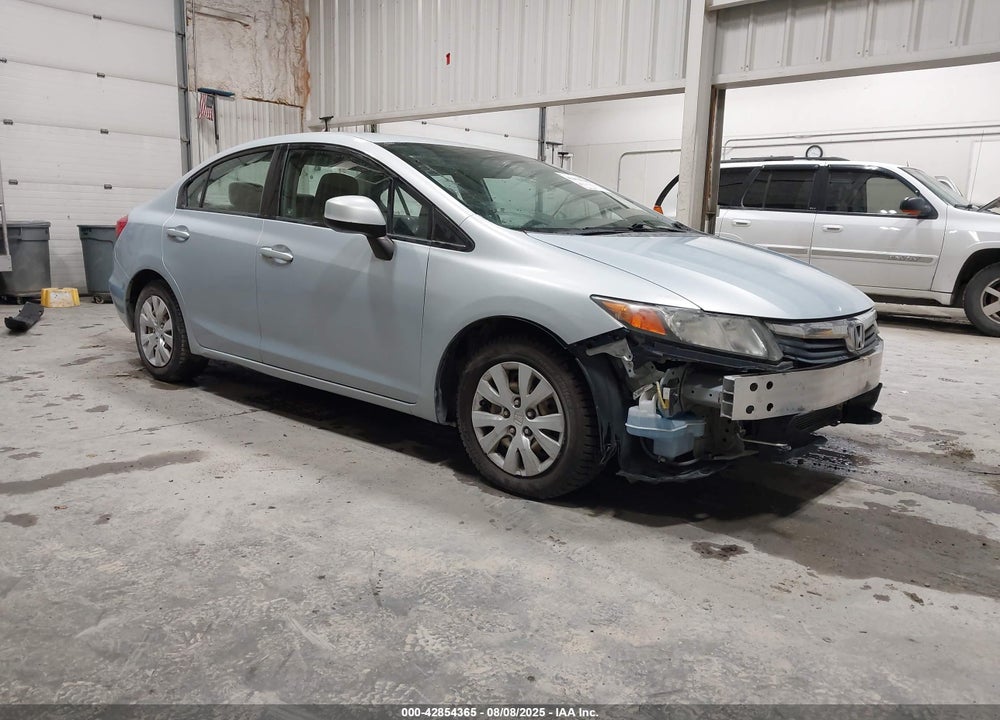 2012 HONDA CIVIC LX VIN: 19XFB2F50CE039718