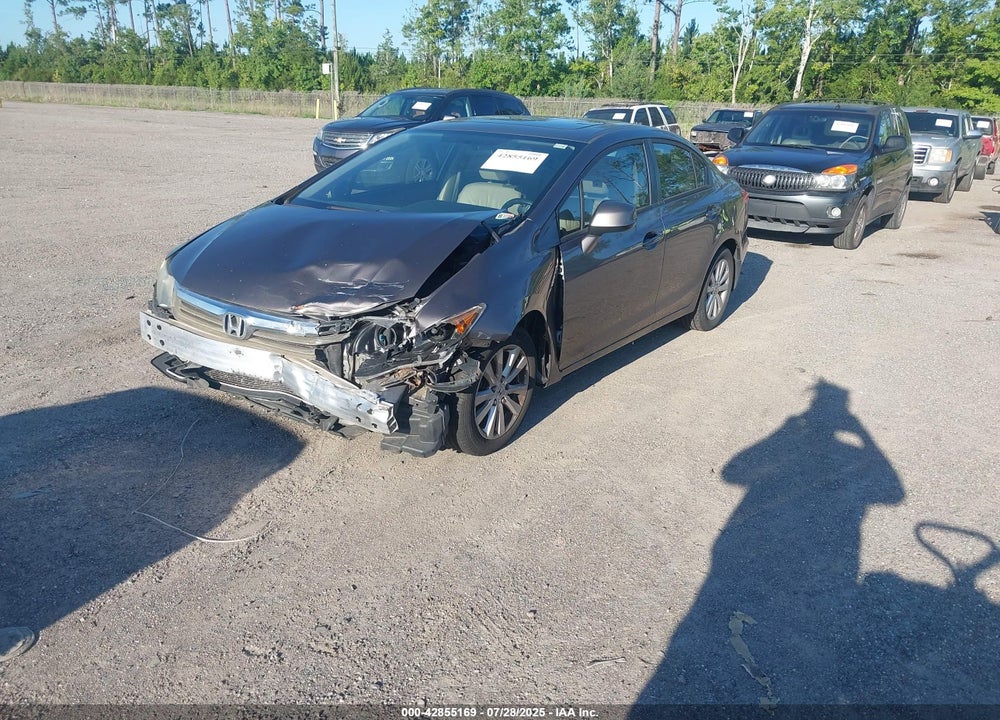 2012 HONDA CIVIC VIN: 19XFB2F94CE038445