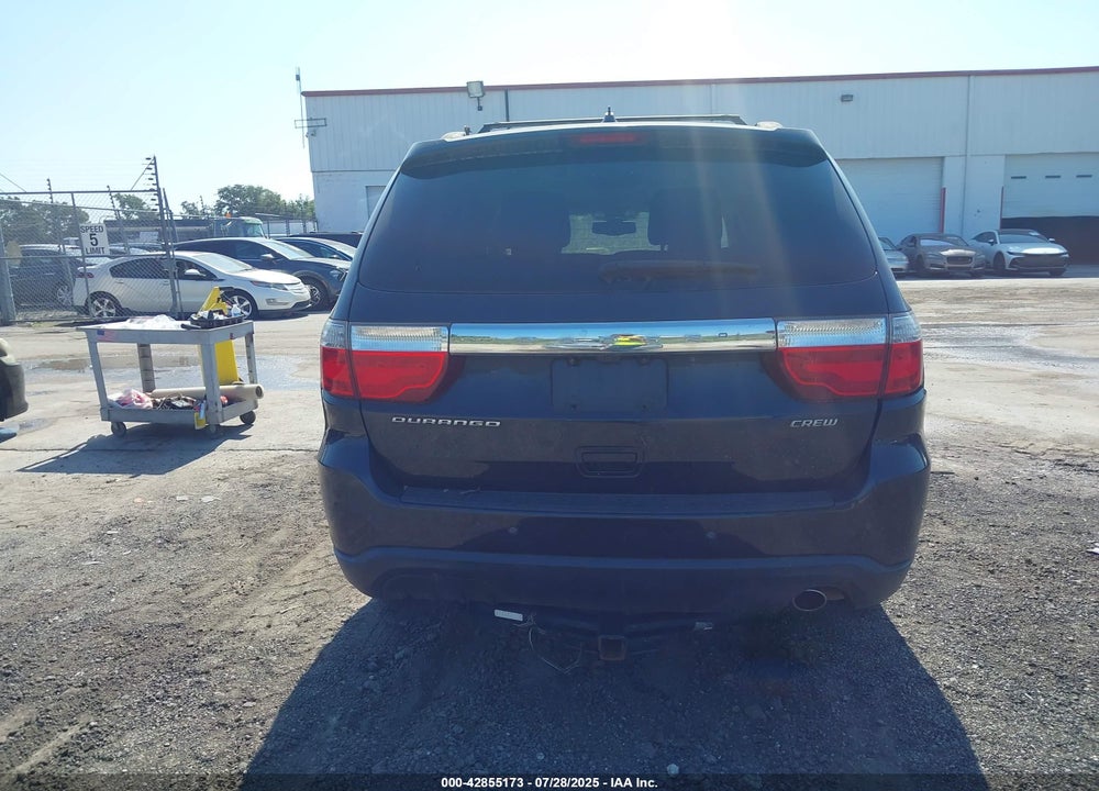 2012 DODGE DURANGO VIN: 1C4RDHDG3CC202562
