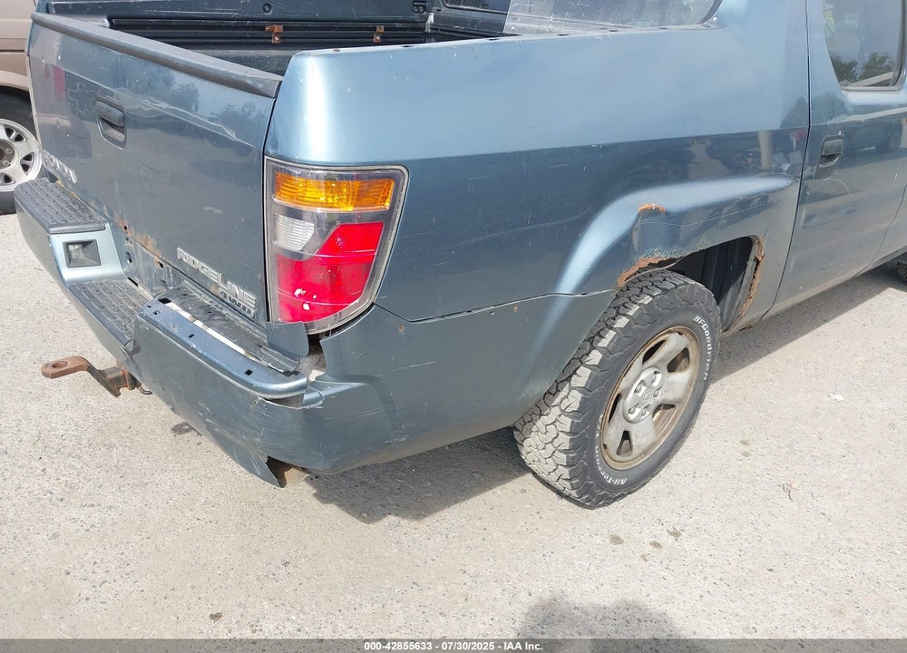 2007 HONDA RIDGELINE VIN: 2HJYK16287H534683