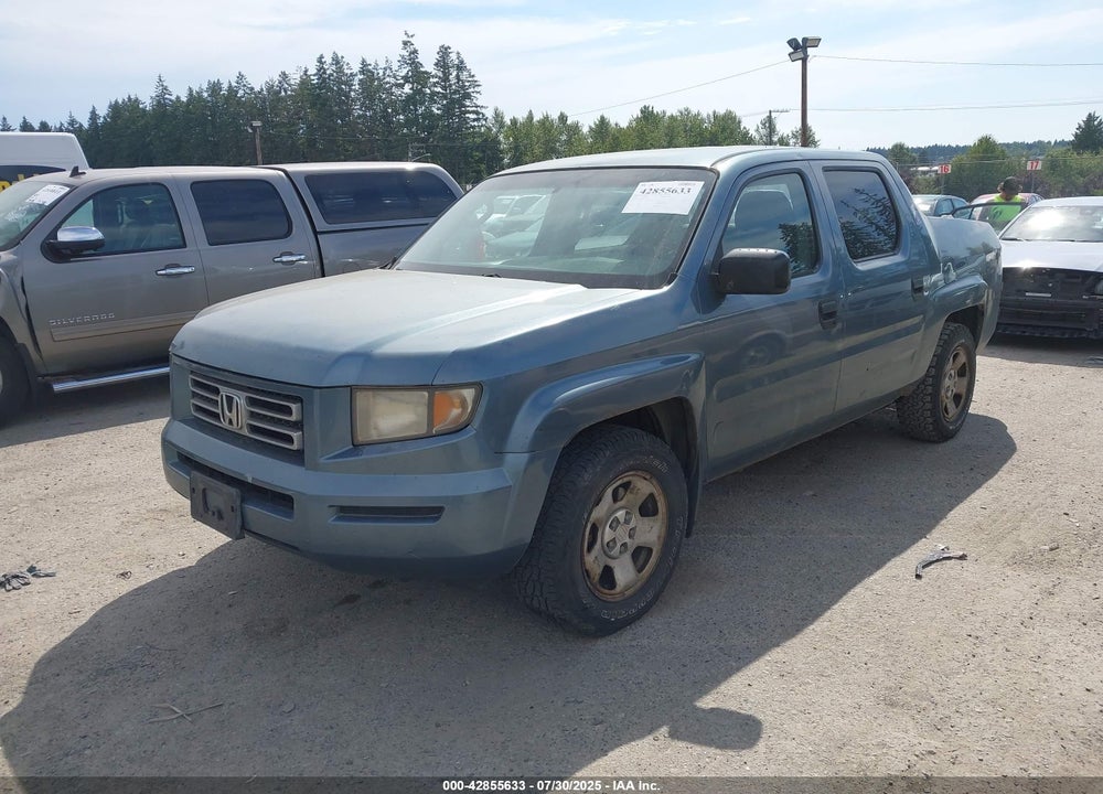 2007 HONDA RIDGELINE VIN: 2HJYK16287H534683