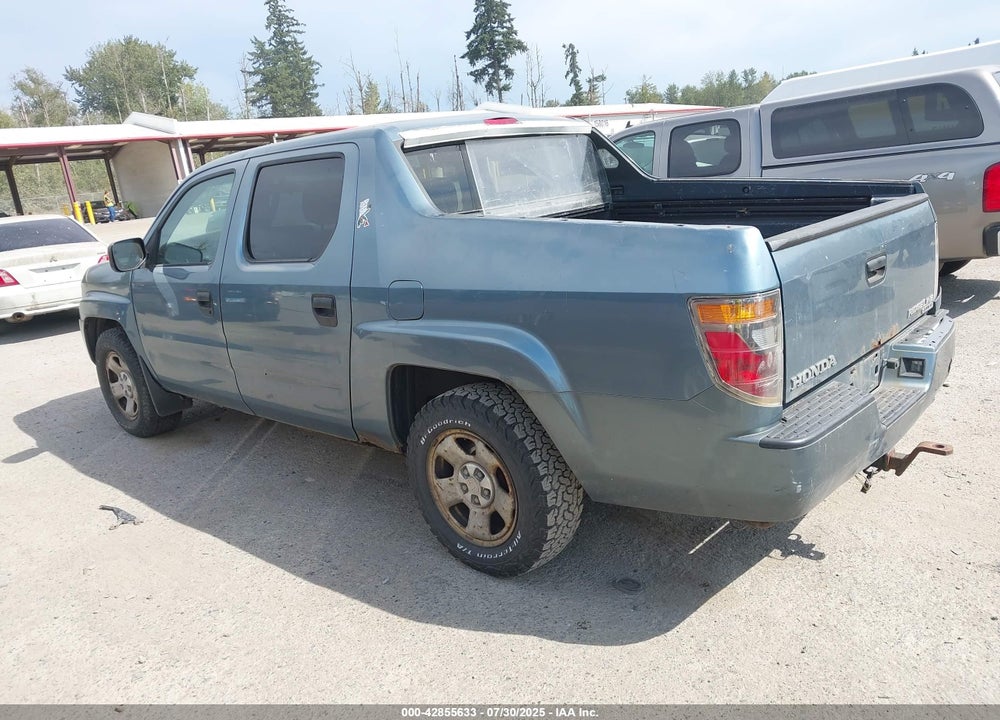2007 HONDA RIDGELINE VIN: 2HJYK16287H534683