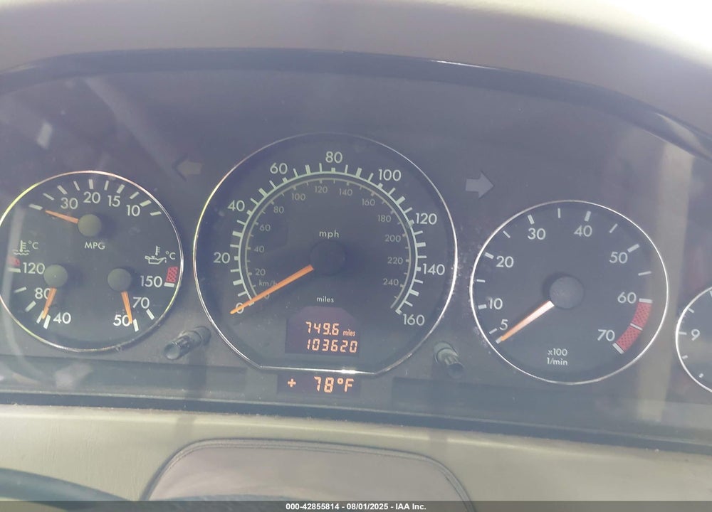 1999 MERCEDES-BENZ SL 500 VIN: WDBFA68F0XF187281