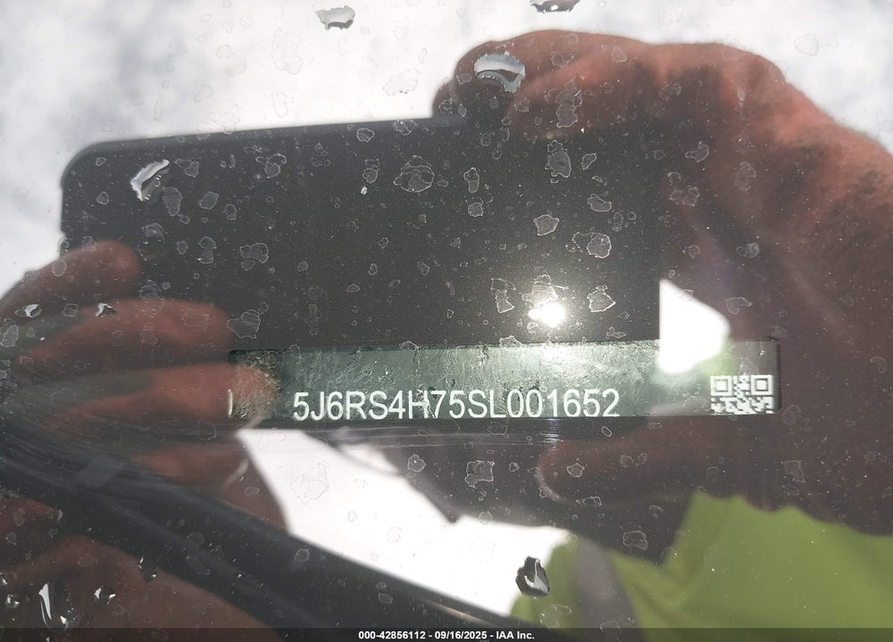 2025 HONDA CR-V VIN: 5J6RS4H75SL001652