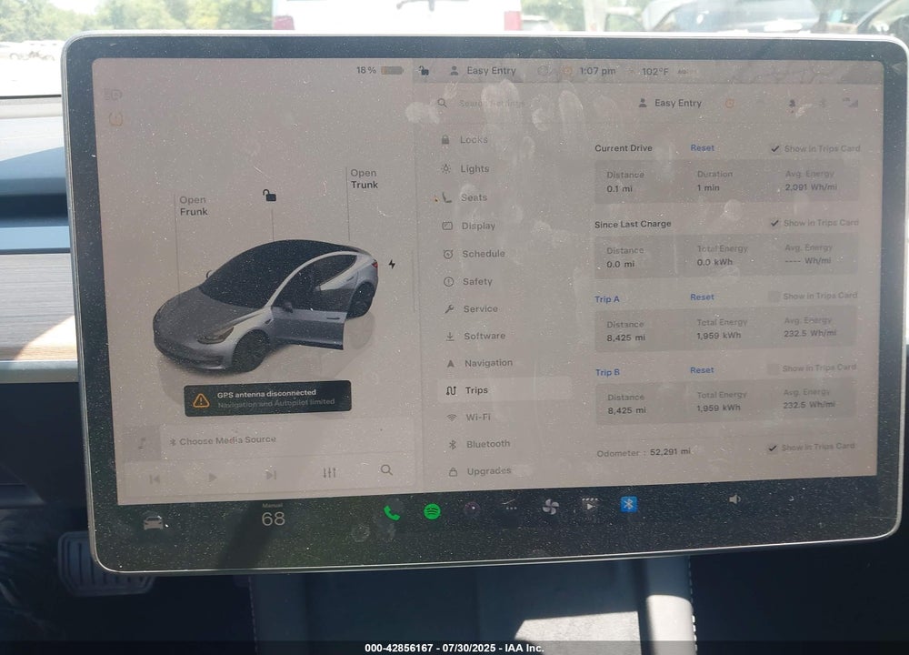 2023 TESLA MODEL 3 VIN: 5YJ3E1EB7PF664547