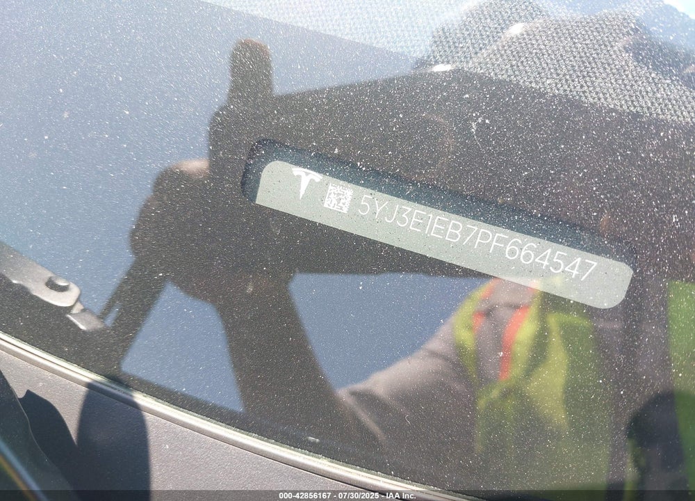 2023 TESLA MODEL 3 VIN: 5YJ3E1EB7PF664547