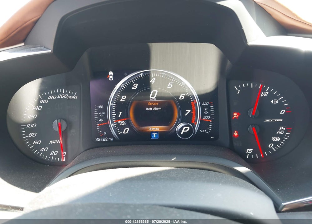 2015 CHEVROLET CORVETTE Z06 VIN: 1G1YU2D61F5603125