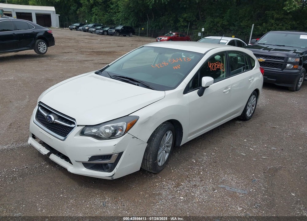 2016 SUBARU IMPREZA VIN: JF1GPAB66G8350073