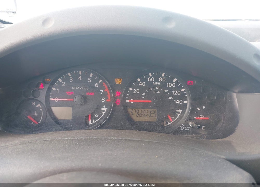 2009 NISSAN XTERRA VIN: 5N1AN08W79C505572