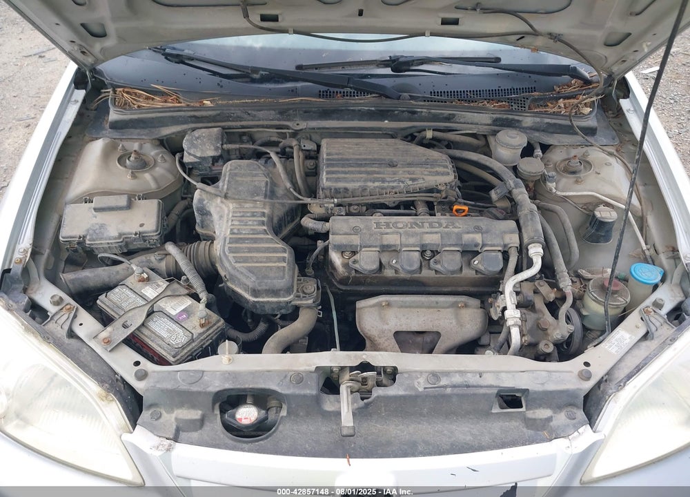 2001 HONDA CIVIC LX VIN: 1HGES15571L013744