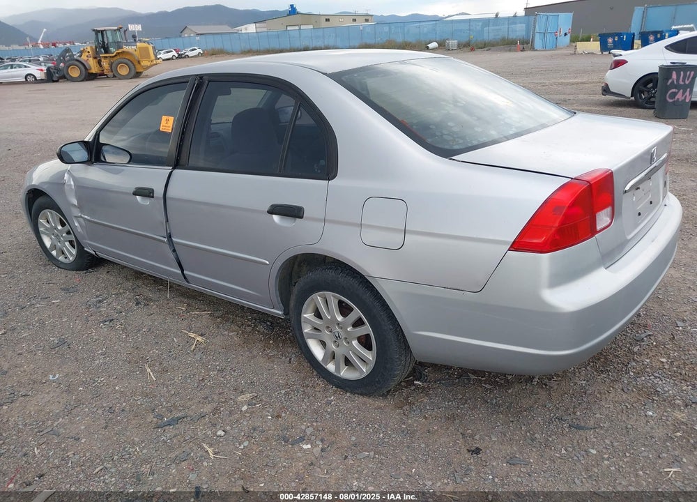 2001 HONDA CIVIC LX VIN: 1HGES15571L013744