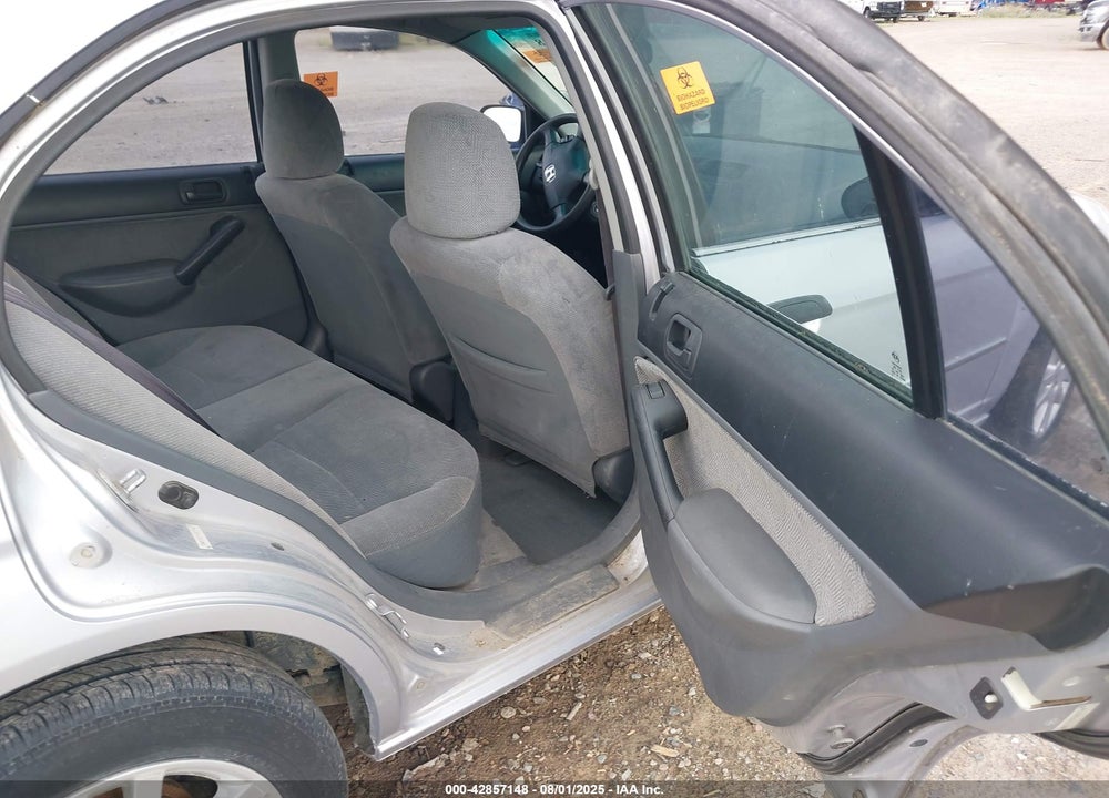 2001 HONDA CIVIC LX VIN: 1HGES15571L013744