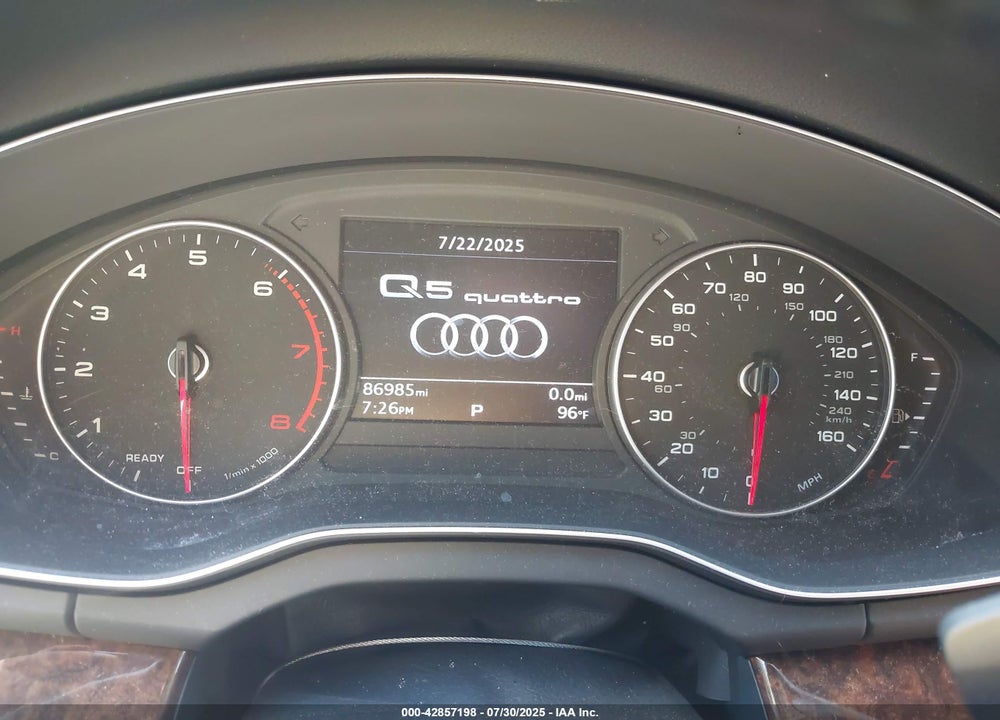 2018 AUDI Q5 VIN: WA1BNAFYXJ2122720