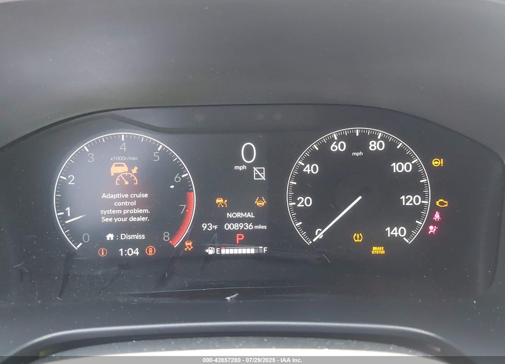 2025 HONDA CR-V VIN: 2HKRS4H75SH417291
