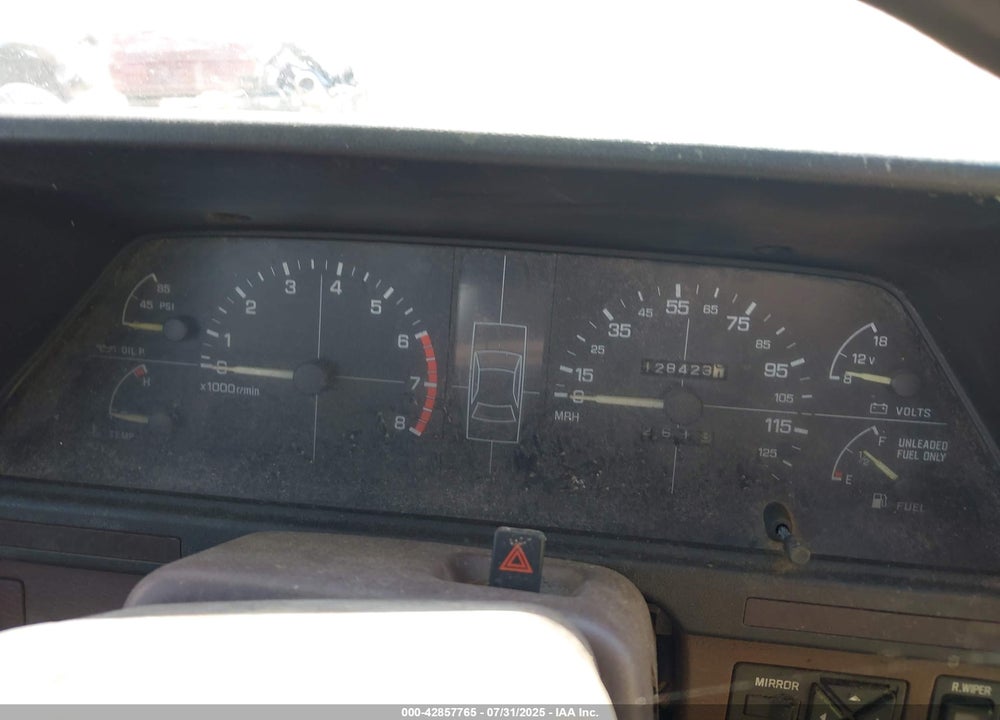 1986 SUBARU GL 4WD VIN: JF2AN53BXGE456523