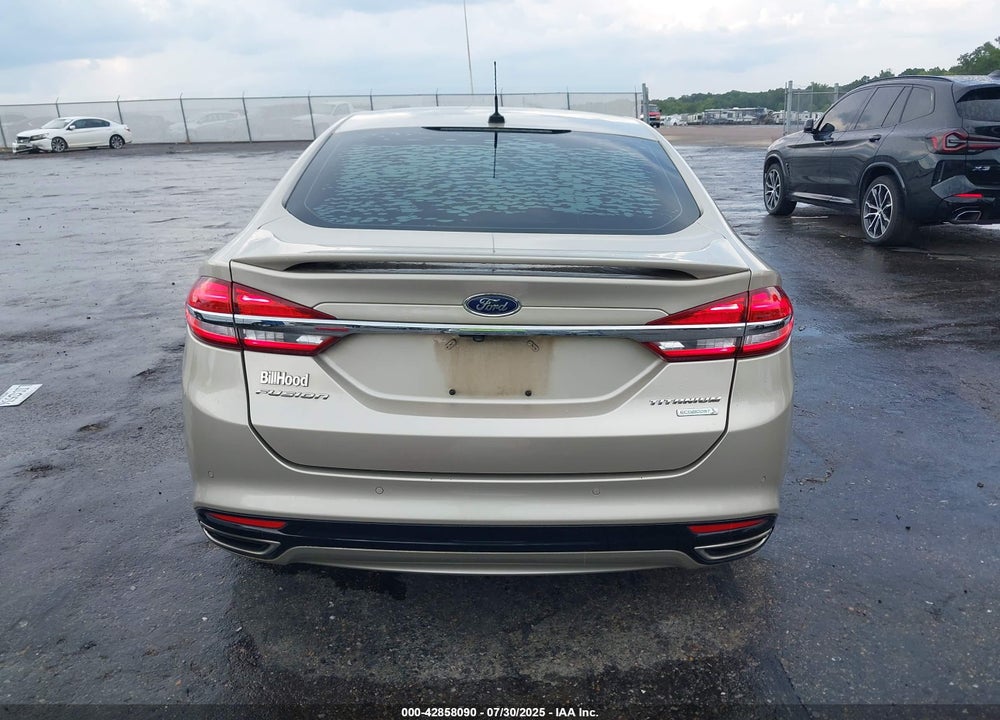 2017 FORD FUSION VIN: 3FA6P0K96HR276556