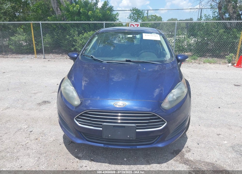 2016 FORD FIESTA VIN: 3FADP4EJ6GM157387