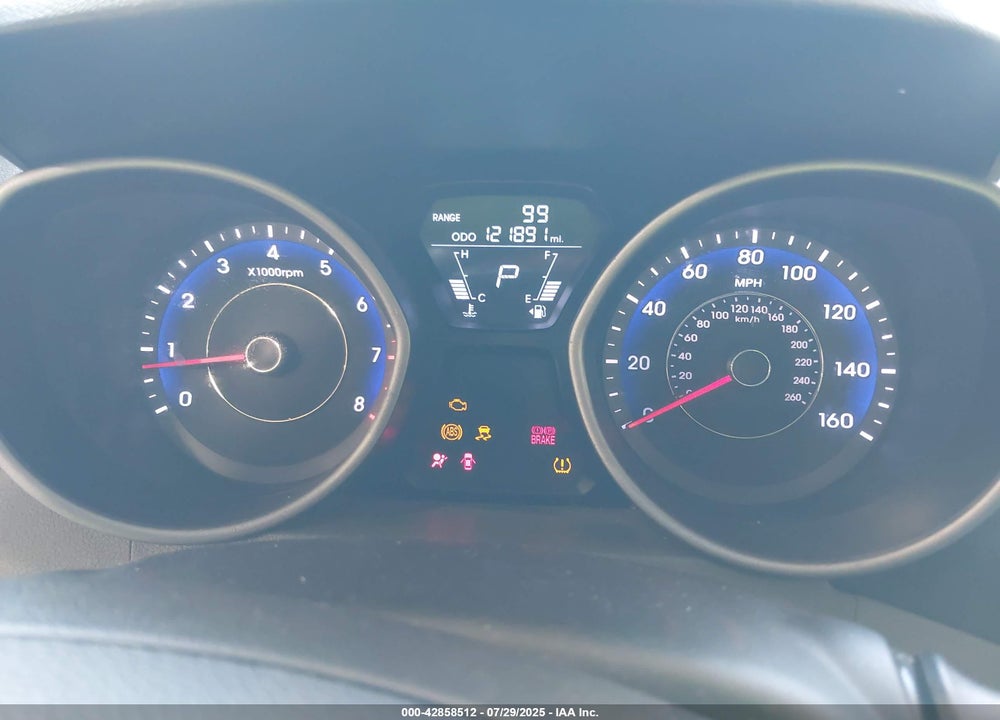 2011 HYUNDAI ELANTRA VIN: KMHDH4AEXBU105809