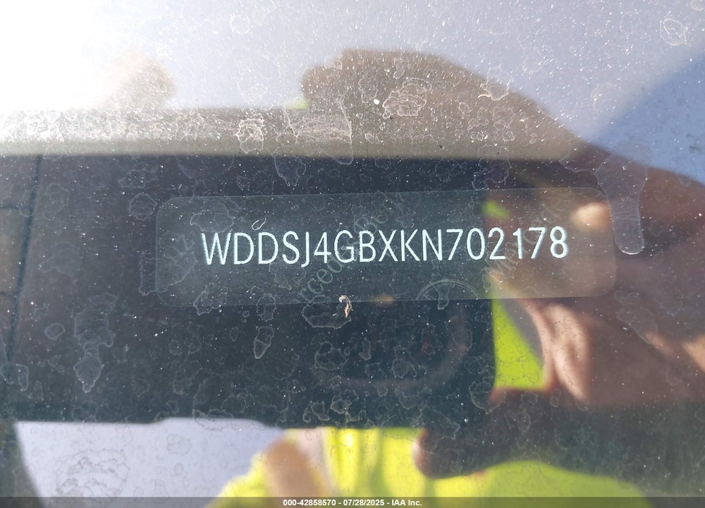 2019 MERCEDES-BENZ CLA-CLASS VIN: WDDSJ4GBXKN702178