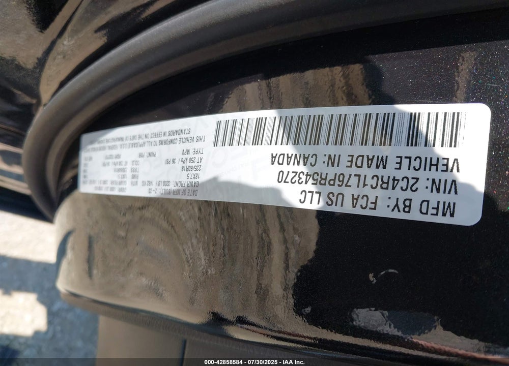 2023 CHRYSLER PACIFICA HYBRID TOURING L VIN: 2C4RC1L76PR543270