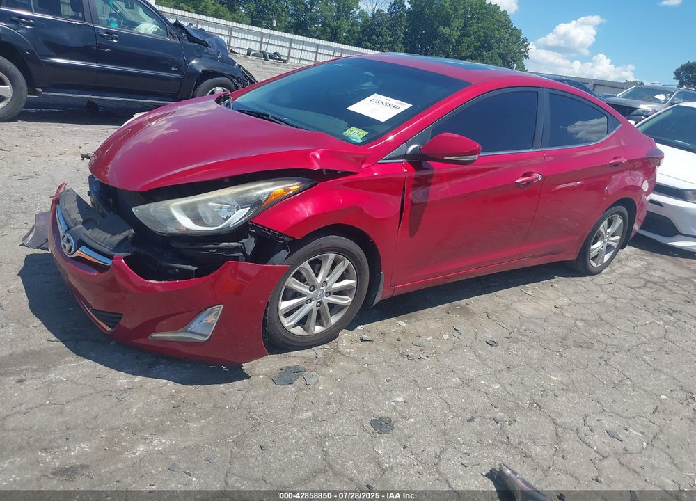 2016 HYUNDAI ELANTRA VIN: KMHDH4AE8GU603935