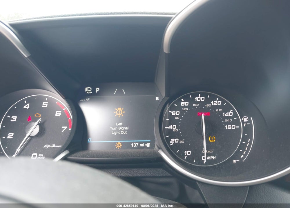 2023 ALFA ROMEO GIULIA VIN: ZARFANAN7P7670232