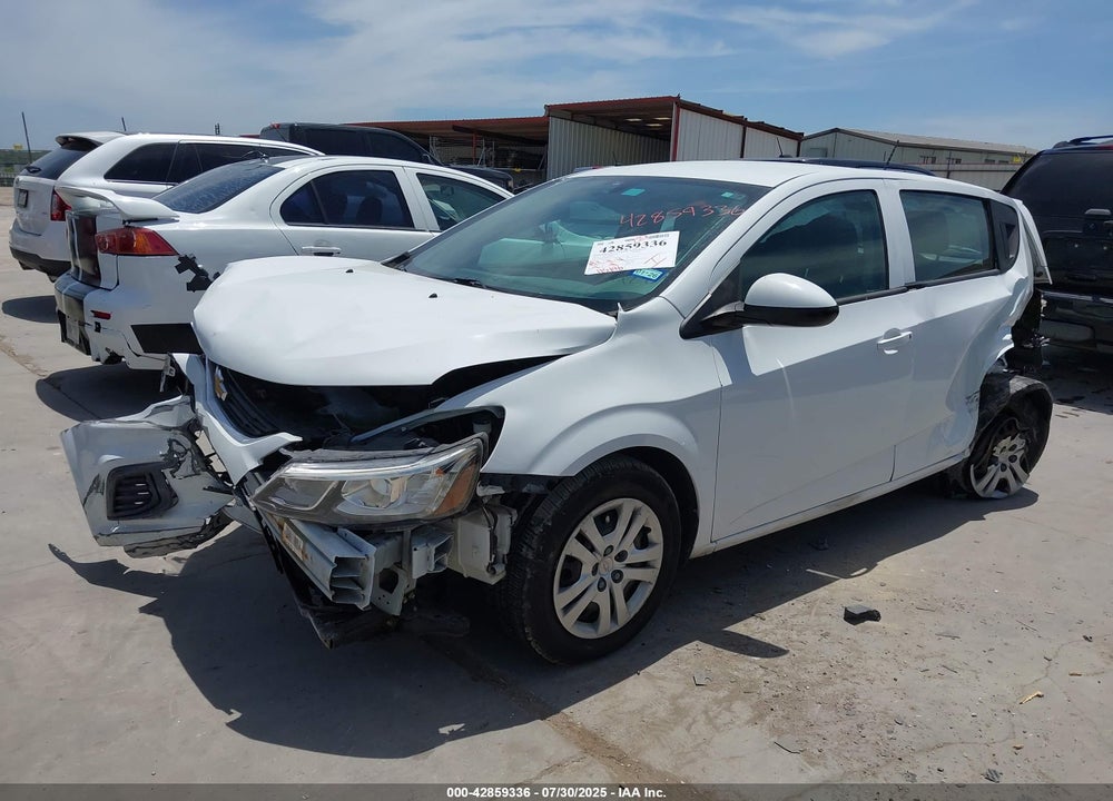 2017 CHEVROLET SONIC VIN: 1G1JG6SH4H4145335