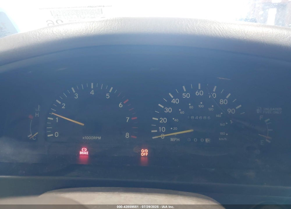 1995 TOYOTA TACOMA VIN: 4TAVN73F6SZ070645
