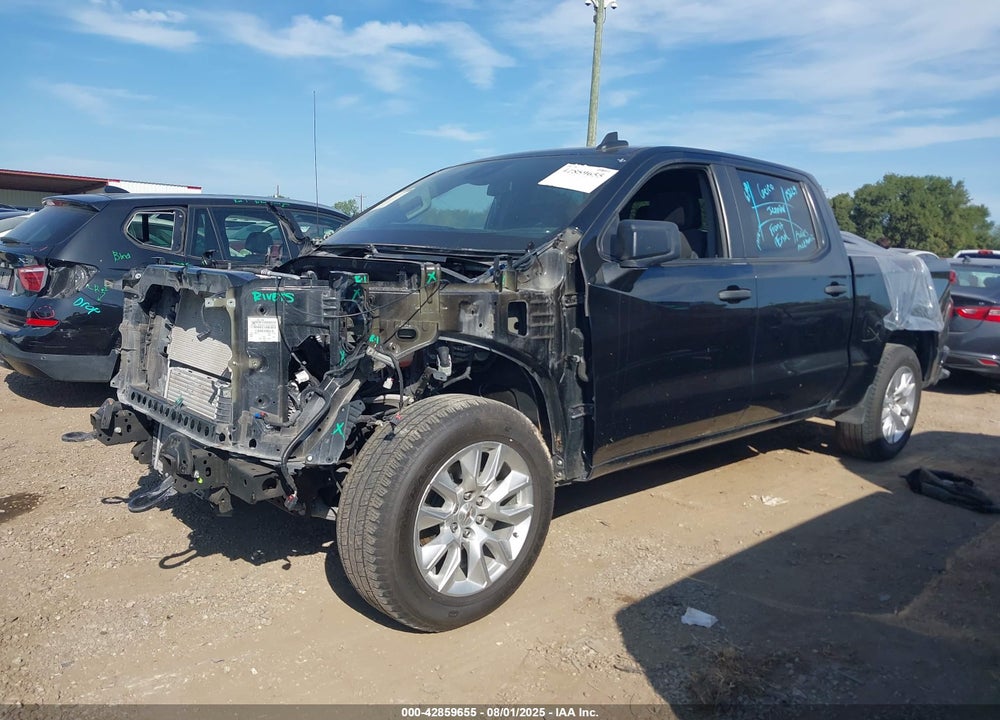 2024 CHEVROLET SILVERADO 1500 2WD SHORT BED CUSTOM VIN: 1GCPABEK3RZ110017