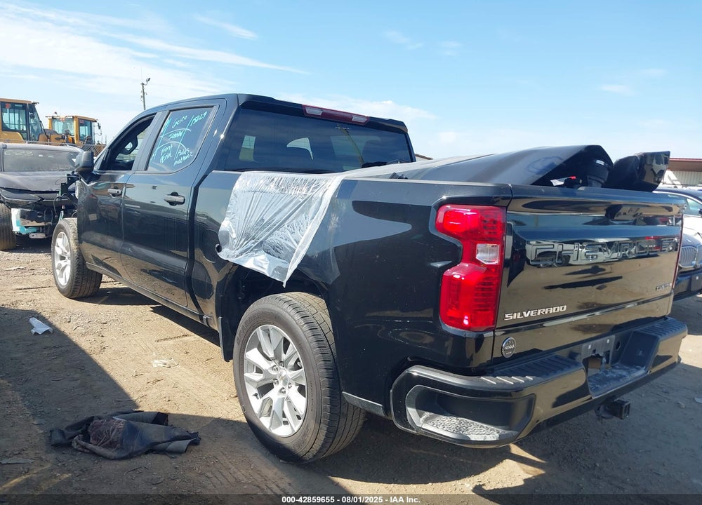 2024 CHEVROLET SILVERADO 1500 2WD SHORT BED CUSTOM VIN: 1GCPABEK3RZ110017