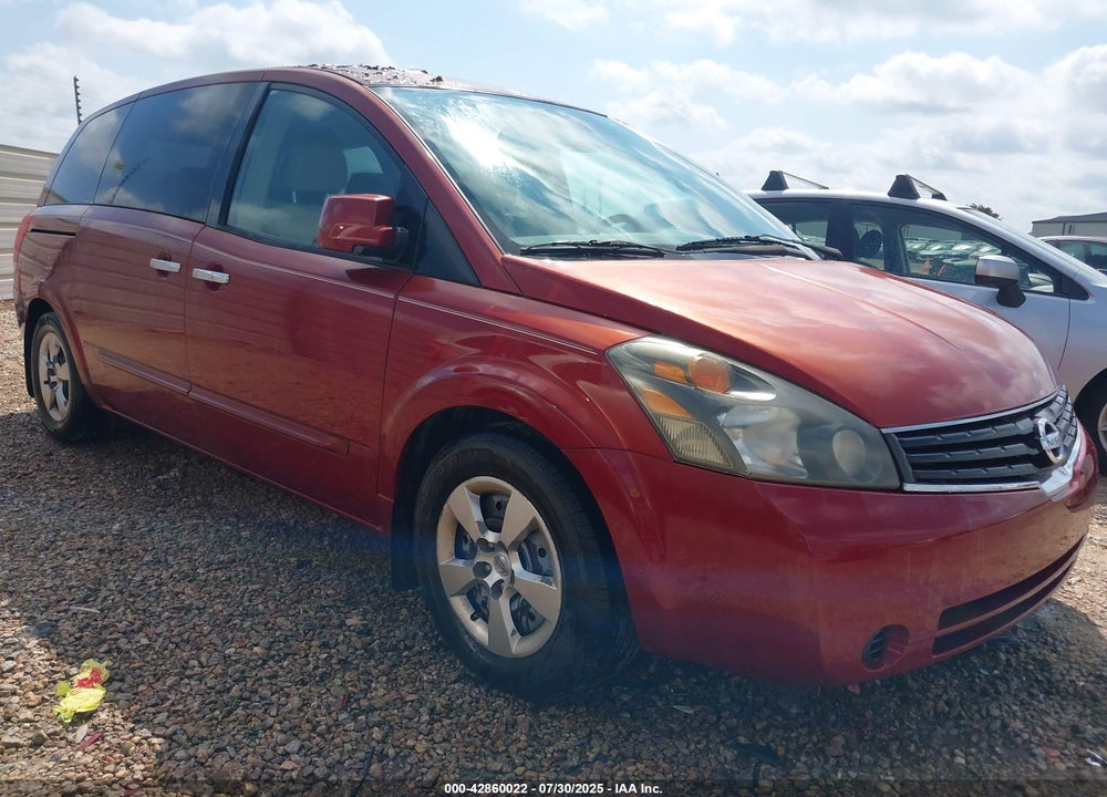2007 NISSAN QUEST VIN: 5N1BV28U97N127352