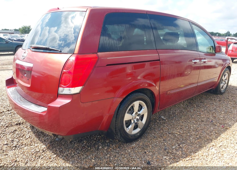 2007 NISSAN QUEST VIN: 5N1BV28U97N127352