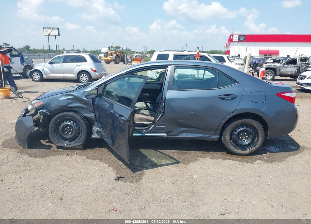 2014 TOYOTA COROLLA VIN: 2T1BURHE5EC134422
