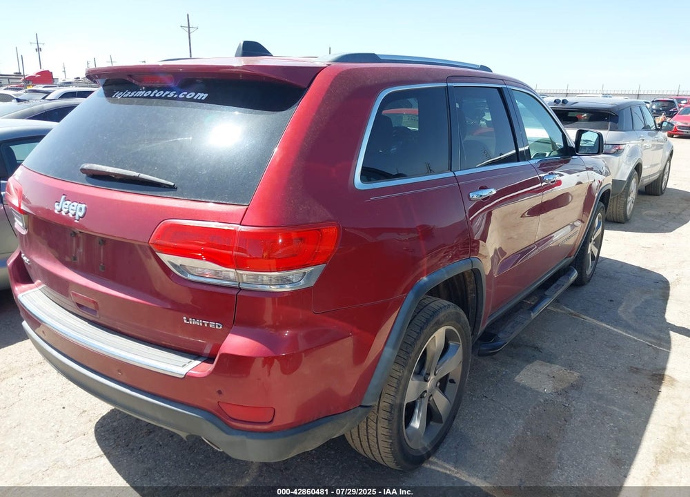 2014 JEEP GRAND CHEROKEE LIMITED VIN: 1C4RJFBG1EC112507