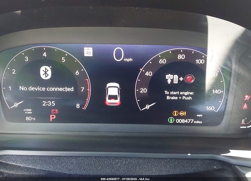 2025 HONDA ACCORD VIN: 1HGCY1F28SA003022