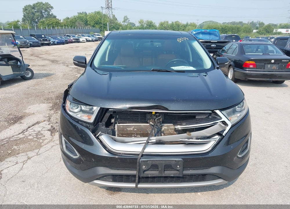 2015 FORD EDGE TITANIUM VIN: 2FMTK4K82FBB41687