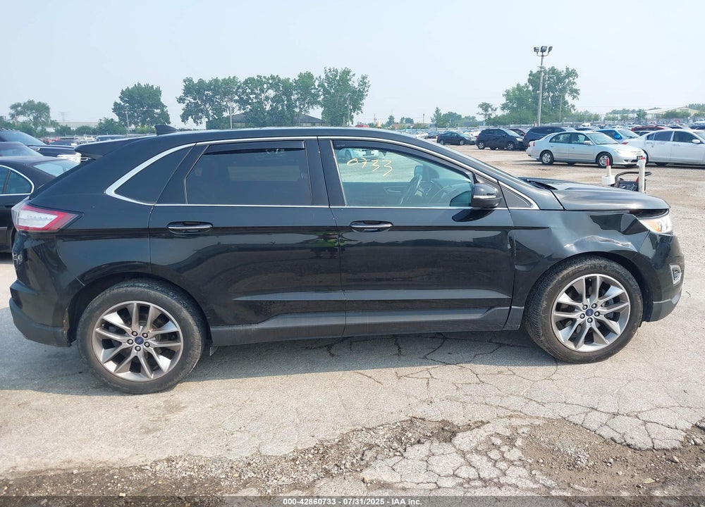 2015 FORD EDGE TITANIUM VIN: 2FMTK4K82FBB41687