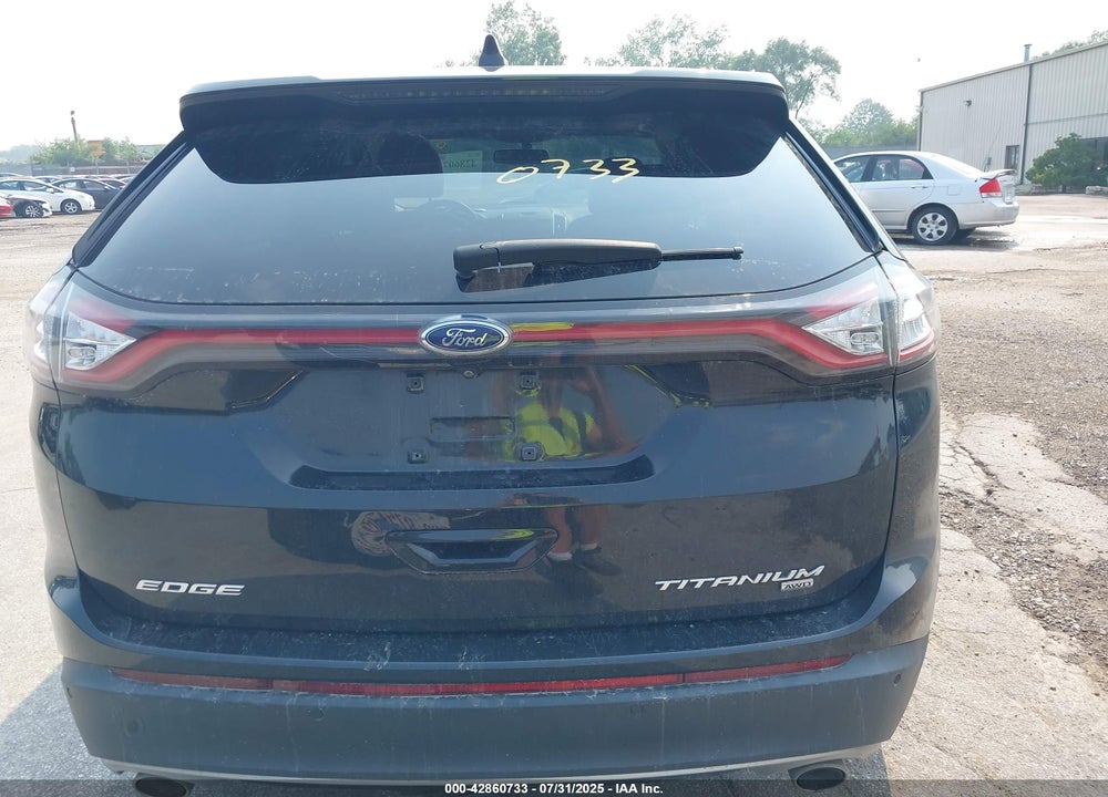 2015 FORD EDGE TITANIUM VIN: 2FMTK4K82FBB41687
